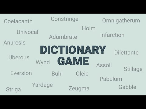Dictionary Game - Classic Game Video