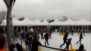 preview picture of video 'Ice-Skating Rink at Whitehall Garden Centre, Lacock'