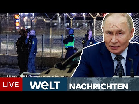 DÄNEMARK: Provoziert Putin? Drohnenalarm in Kopenhagen! Flughafen macht dicht! | WELT LIVESTREAM