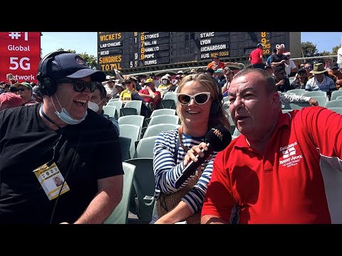 Emma & Gus Call An Over Alongside The Barmy Army | Triple M Cricket