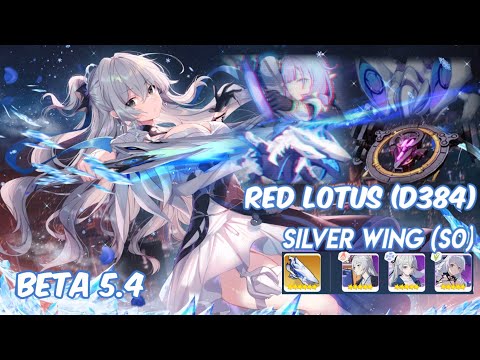 HI3 BETA 5.4 - [Red Lotus D384] SILVER WING (S0) vs Abyss Bosses