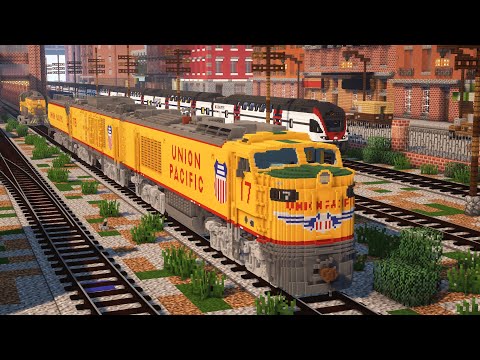 Minecraft Voxel Trains V4 Immersive Railroading Mod