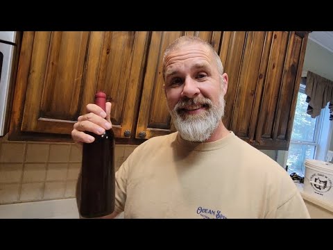 AGED 1 YEAR, Muscadine Wine Taste TEST