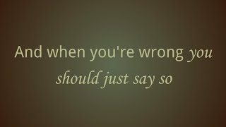 “Three Year Old” by Eric Church | Lyrics