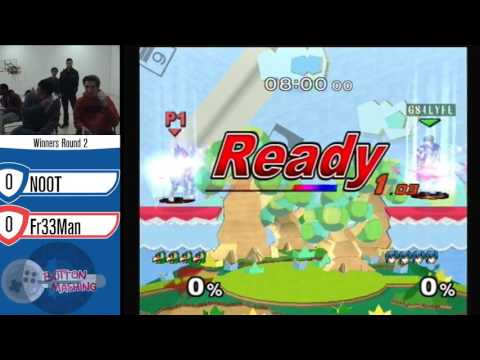 ABU 012: NOOT (Falco) Vs. iAmFr33Man (Fox/Marth) - Melee Winners Round 2