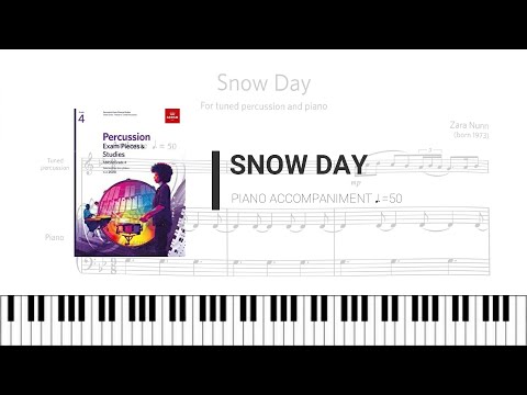 ABRSM G4 Percussion 2020 (C4) Snow Day (Piano accompaniment)