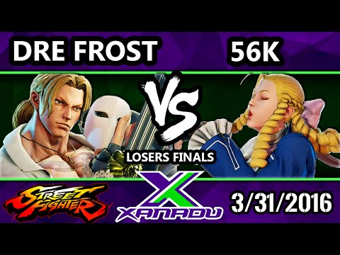 F@X 143 - 56K (Karin) Vs. Dre Frost (Vega) SFV Losers Finals - Street Fight 5