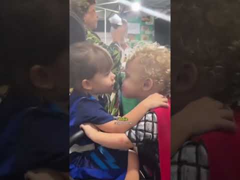 Floflô e Maria alice com filho da Samara #virginia #floflo #mariaalice #viralvideo