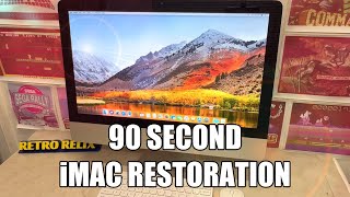 2011 Apple iMac 90 Second Restoration