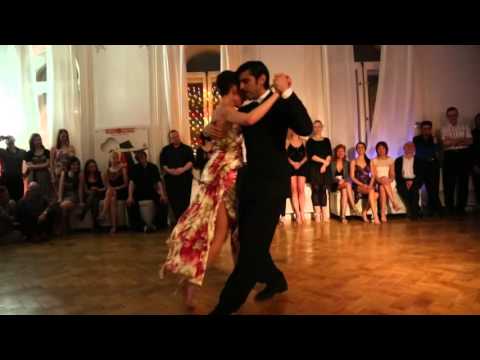 Magdalena Gutierrez  and  German Ballejo  are  dancing  at  Tangomania  in  2016