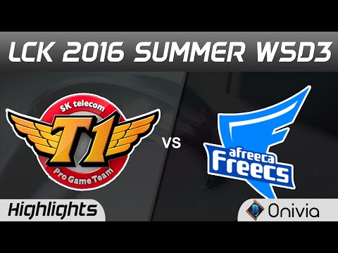 SKT vs AFS Highlights Game 1 LCK Champions W5D3 2016 SK Telecom vs Afreeca Freecs
