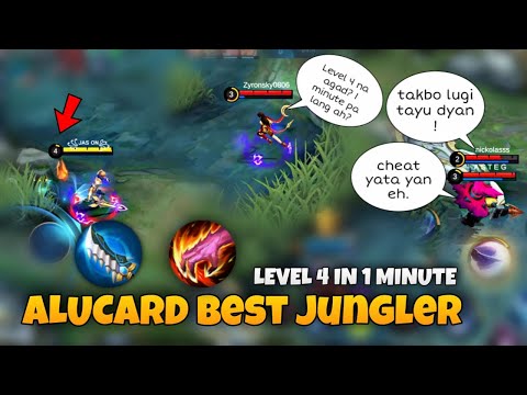 1 MINUTE LEVEL 4 ALUCARD WILL DOMINATE THE ENTIRE GAME || JUNGLE ROTATION 2021 || MLBB