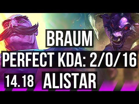 BRAUM & Lux vs ALISTAR & Irelia (SUP) | 2/0/16 | NA Master | 14.18