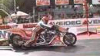 preview picture of video 'Dragrace Mantorp 2007 supertwin topfuel qual. 1'