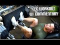 EXHAUSTING LEG WORKOUT W/ COMMENTARY | 16 WEEKS OUT ARNOLD CLASSIC