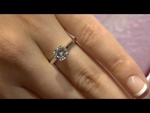 1 Carat Four Claw Engagement RIng SR1064