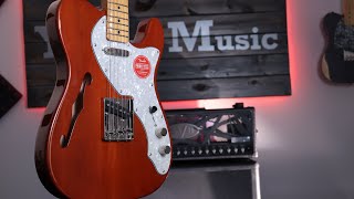 Video thumbnail for Squier 60s Classic Vibe Thinline Telecaster Demo | Tone Lounge by Yandas Music