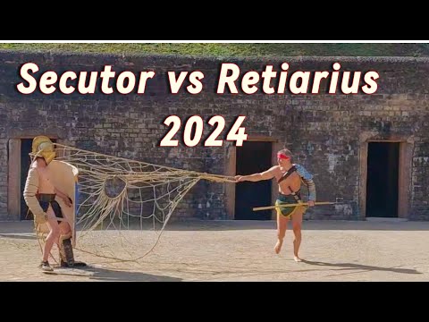 Gladiator Showdown: Retiarius vs Secutor 2024