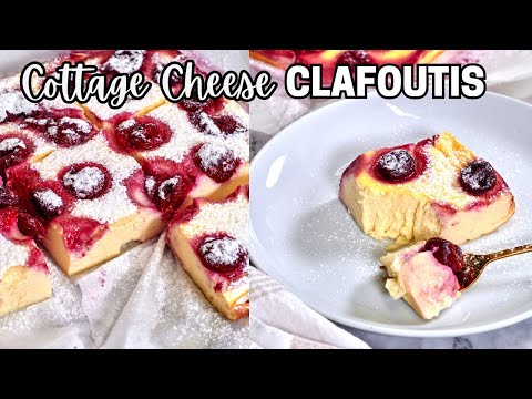 Healthy Berry Cottage Cheese Clafoutis (Easy, High-Protein & Gluten-Free!)