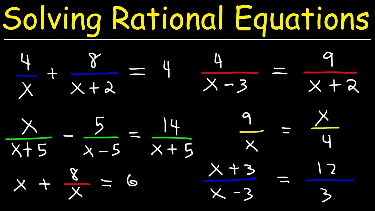 What are the steps to solve a rational function?