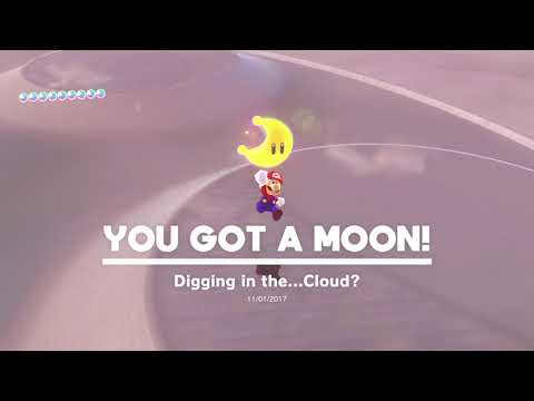 Super Mario Odyssey - Cloud Kingdom Moon #3: Digging in the...Cloud?