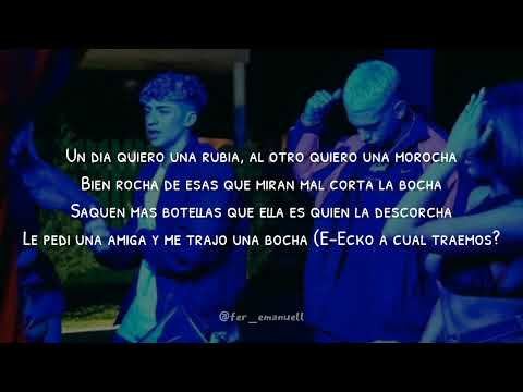 Lautygram, Ecko, Omar Varela- Rubia O Morocha || LETRA