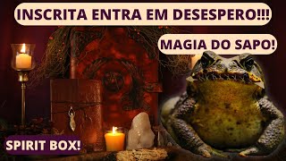 INSCRITA ENTRA EM DESESPERO!!! MAGIA DO SAPO!
