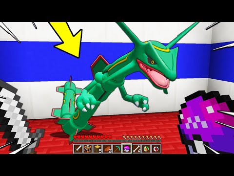 Minecraft, let's catch legendary Pokémon!! *FUN*