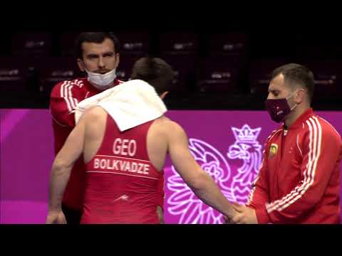 1/2 GR - 72 kg: S. BOLKVADZE (GEO) v. R. FRITSCH (HUN)