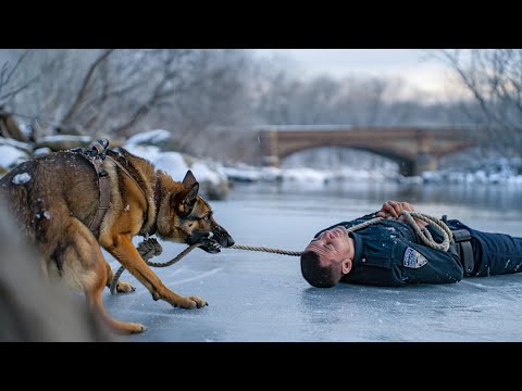 En pensioneret politihund forsvinder i natten: Hvad den finder, vil røre dig til tårer