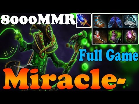Dota 2 - Miracle- 8000MMR Plays Rubick - Full Game - Ranked Match Gameplay