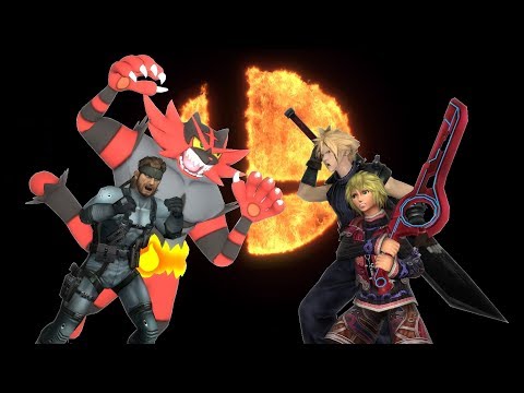 Super Smash Bros. Ultimate - Incineroar/Snake vs Cloud/Shulk Online Battle