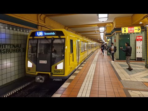 U-Bahn Berlin | Mitfahrt in der kompletten U8 von Hermannstraße bis Wittenau im H97 5026-4