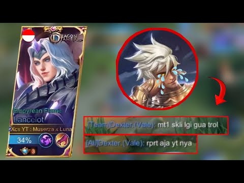 THIS LANCELOT PRANK TEAMMATES! AND THIS HAPPENED… ! TOP GLOBAL LANCELOT - MLBB