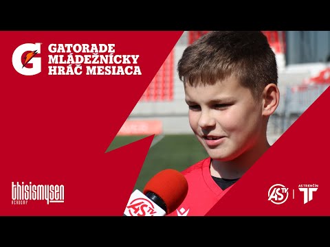 GATORADE PLAYER OF THE MONTH | Hráč mesiaca | Tobias Števanka (U12)