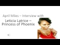 Leticia Latrice – Interview with April Miles - Beauty + Brains Model in Better Perspective Magazine