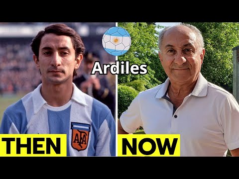 30+ Greatest ARGENTINA 🇦🇷 Football Legends of the 1970s ⚽ Then and Now