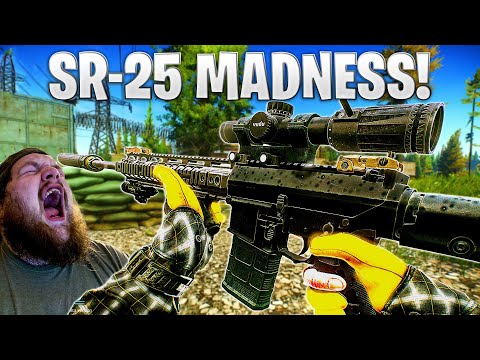 A Thicc Customs Run With This Tarkov SR25 Build!