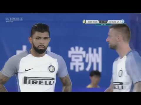 Gabriel Barbosa Vs Schalke 04 - Dragon City Cup - All Touches | HD