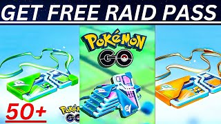 Get Free Raid Pass In Pokemon go