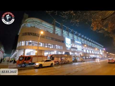 Sunetul galeriei în afara stadionului @ Rapid - CSU Craiova (2-2) 12.11.2022