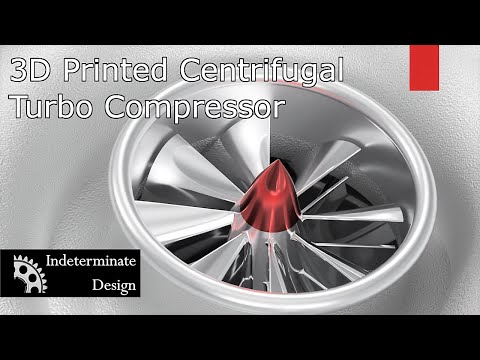 3D Printed Centrifugal Turbo Compressor