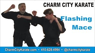 preview picture of video 'Flashing Mace - Kenpo self defense for a right punch'