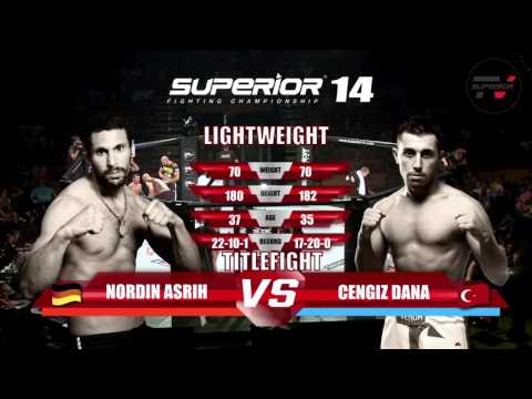 Superior FC 14 - Fight 10 - Titelkampf im Leichtgewicht Nordin Asrih VS Cengiz Dana