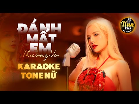 Karaoke Đánh Mất Em - Thương Võ x Quang Đăng Trần | Beat Chuẩn Cover Tone Nữ
