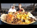 Dubai Food - RARE Camel Platter - WHOLE Camel W/ Rice + Eggs - Traditional Emirati Cuisine In UAE!