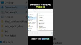 Download lagu How to convert video to audio in VEED IO #veedio #veed #videotoaudio mp3