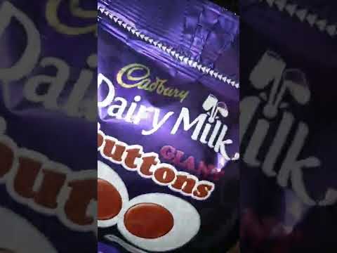 ASMR Opening Cadbury Dairy Milk  Giant Buttons  #shorts