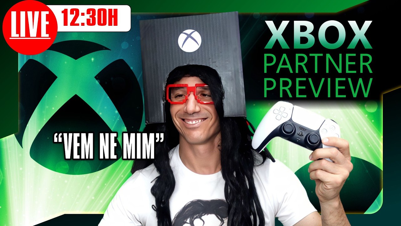 🎮🚨HOJE - 12:30 - AO VIVO - Xbox Partner Preview: PREPARE SEU PLAYSTATION #xbox