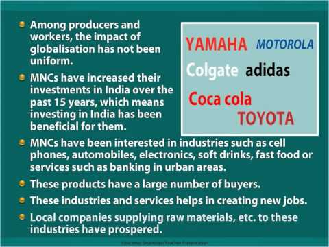 Impact of Globalisation in India Video Lecture - Crash Course for UAE ...